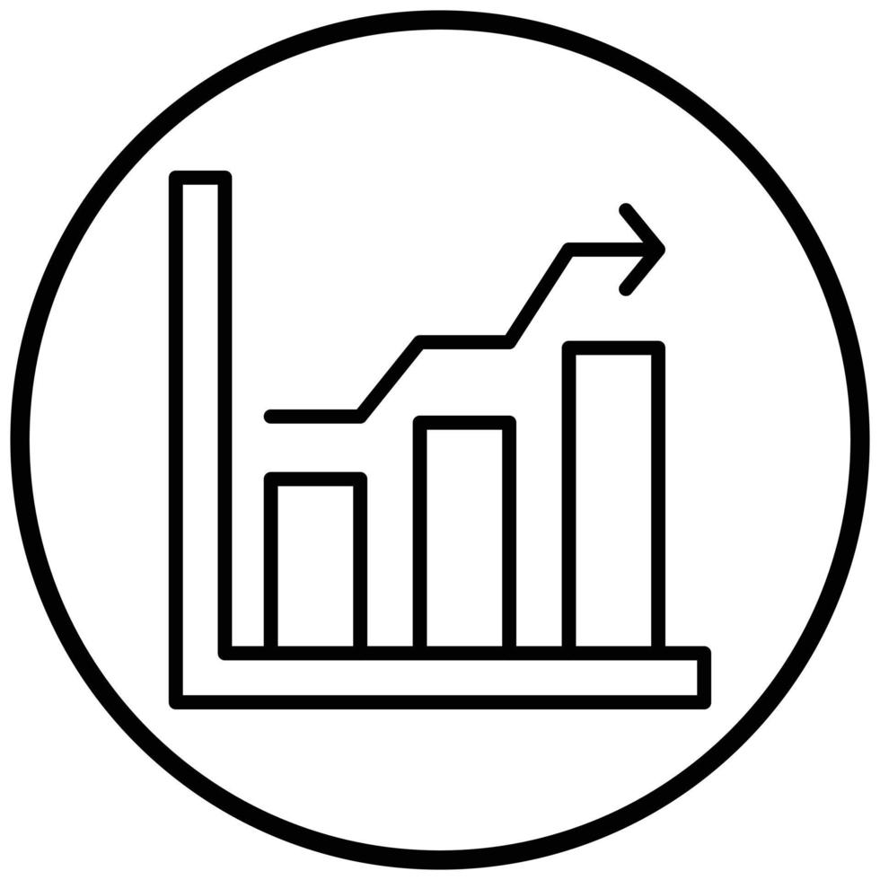 Graph Icon Style vector