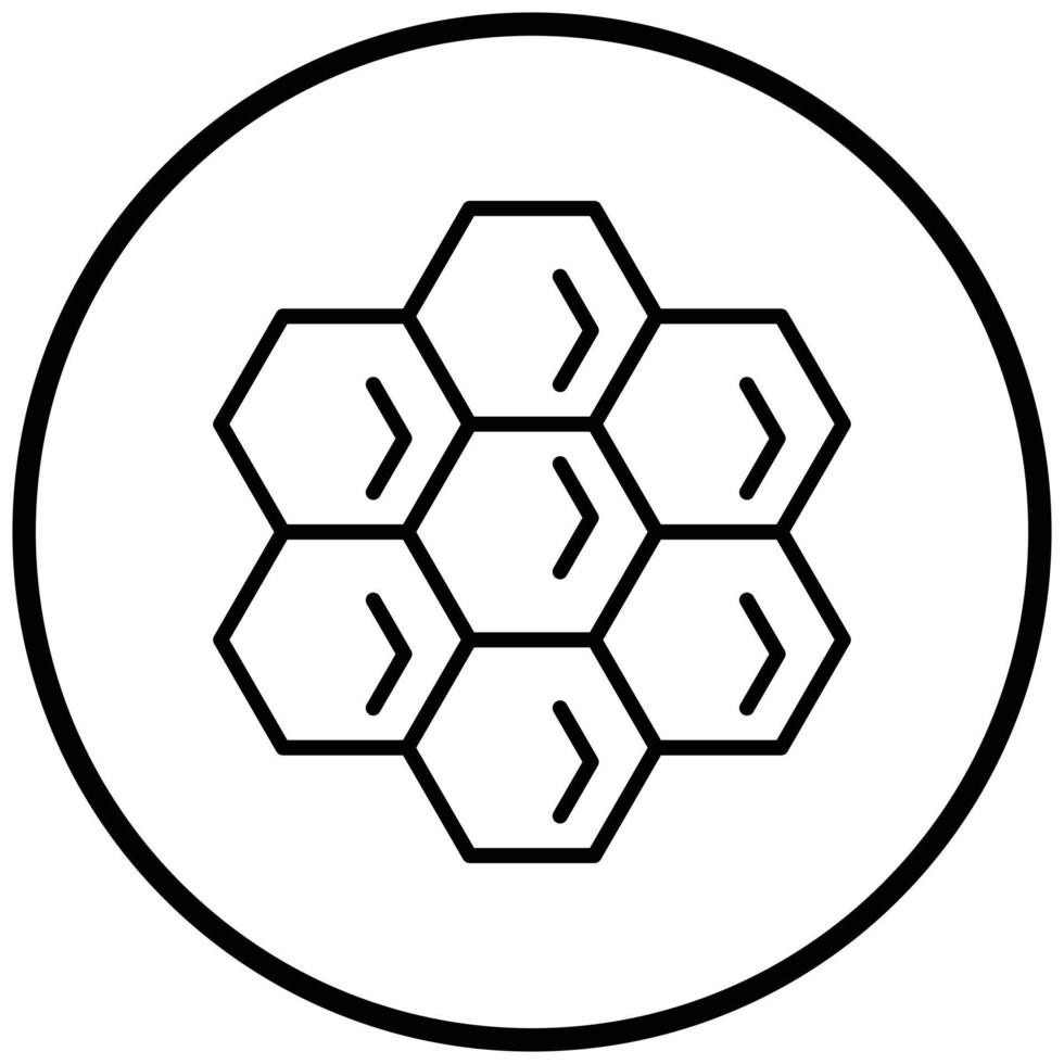 Honeycomb Icon Style vector