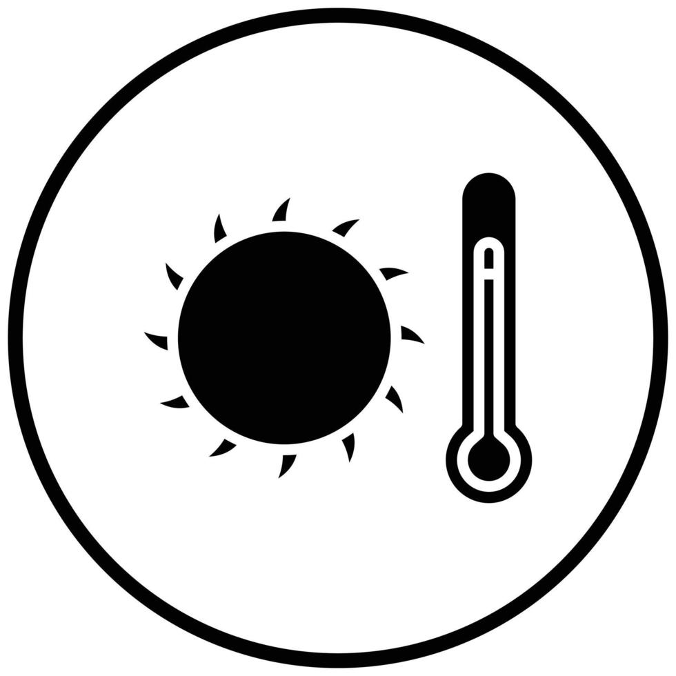Hot Icon Style vector