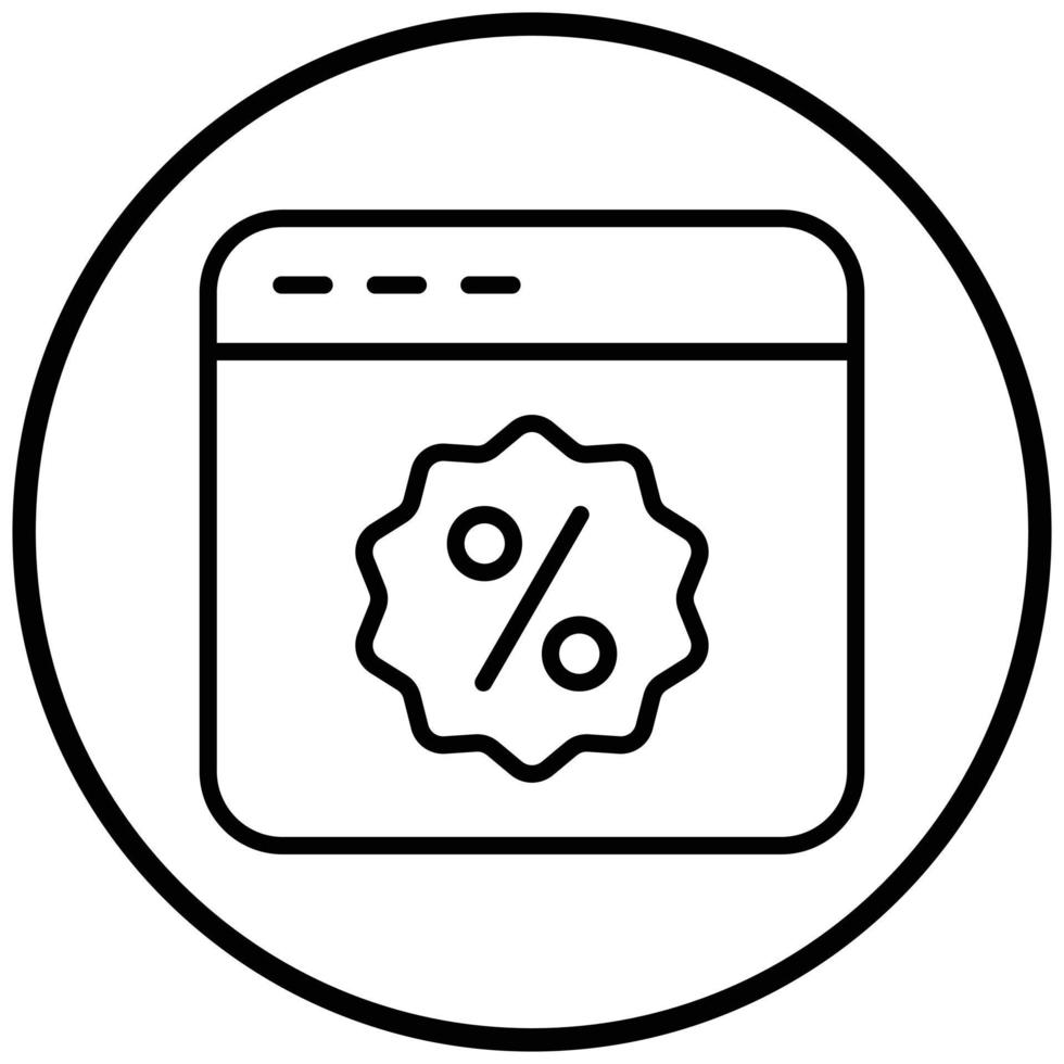 Webpage Icon Style vector