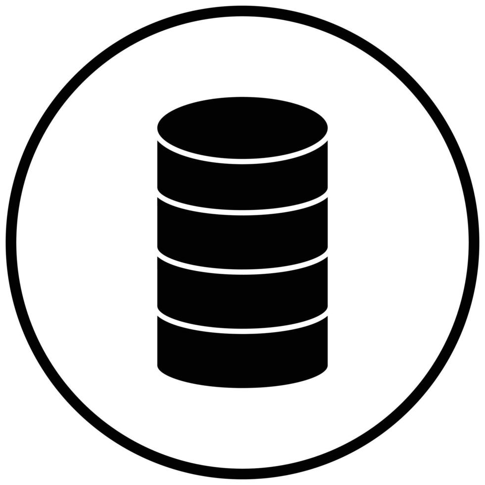 Database Icon Style vector