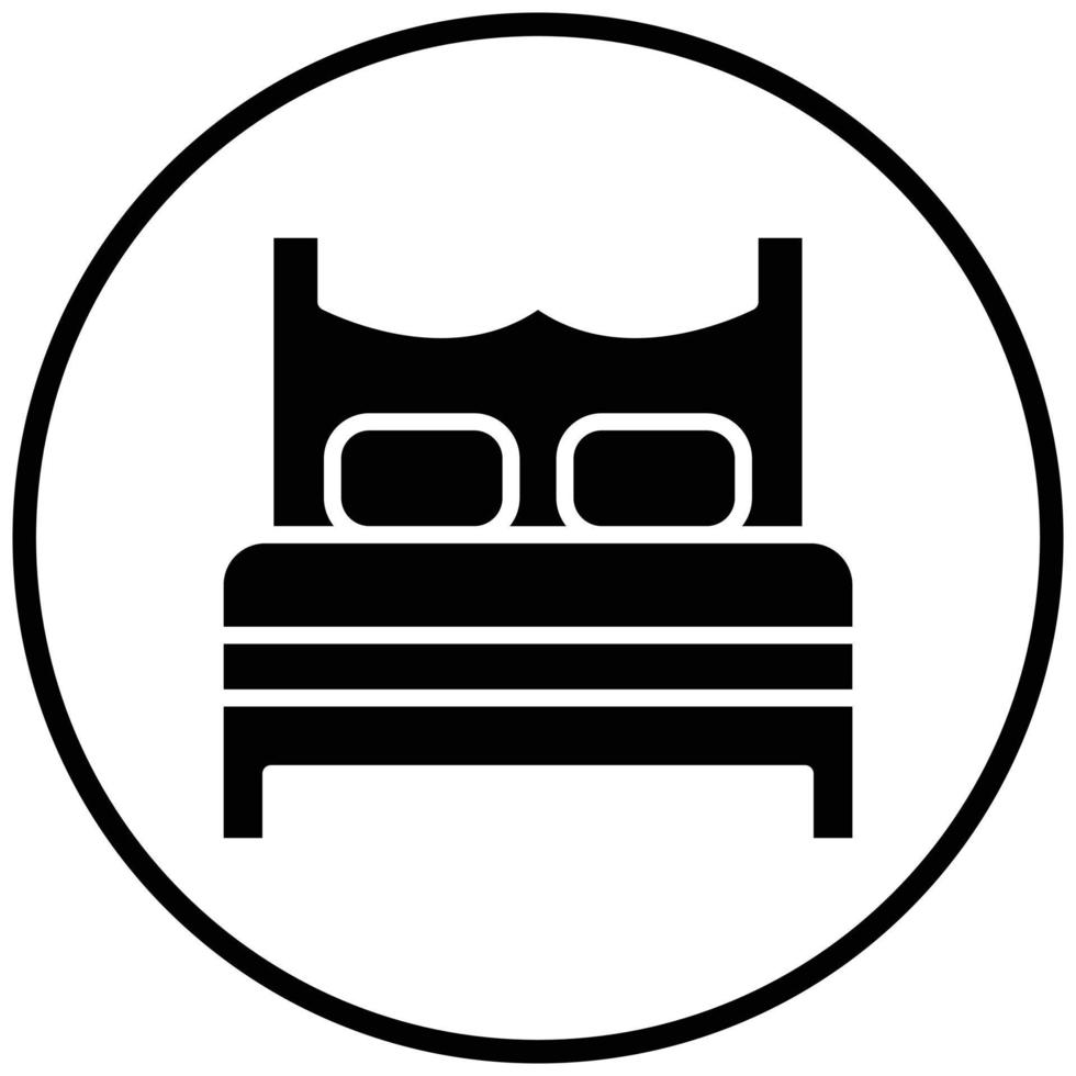 Bed Icon Style vector
