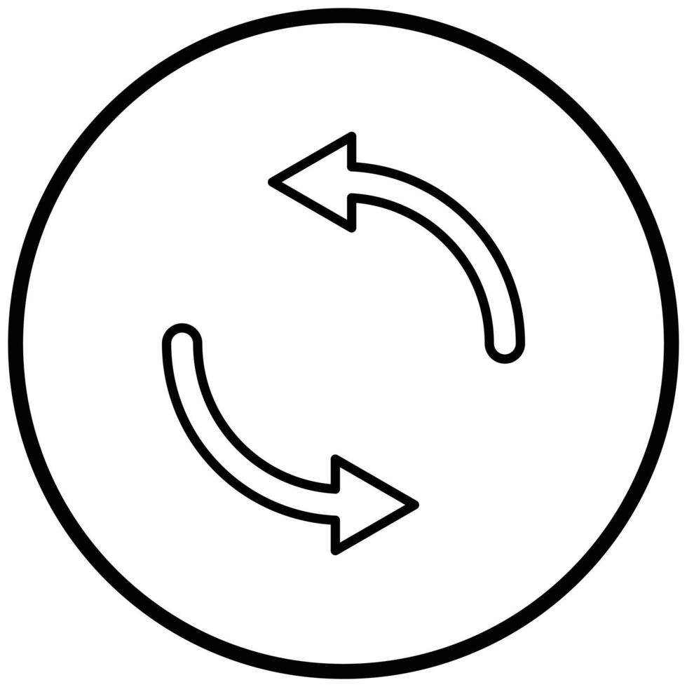 Loop Icon Style vector