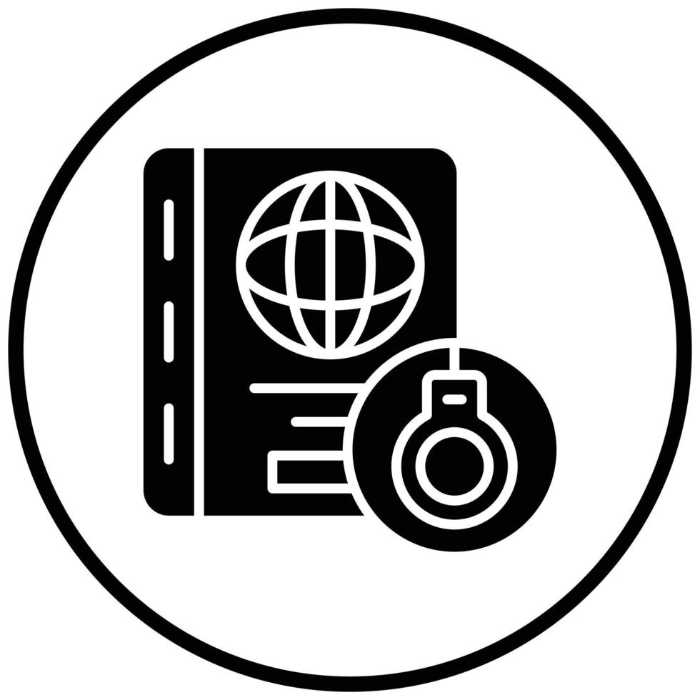 Deported Icon Style vector