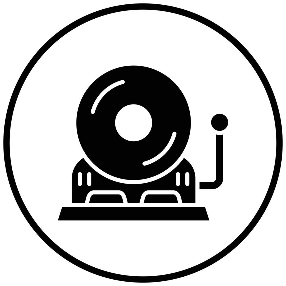Fire Alarm Icon Style vector