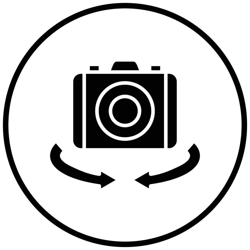 Vr Camera Icon Style vector