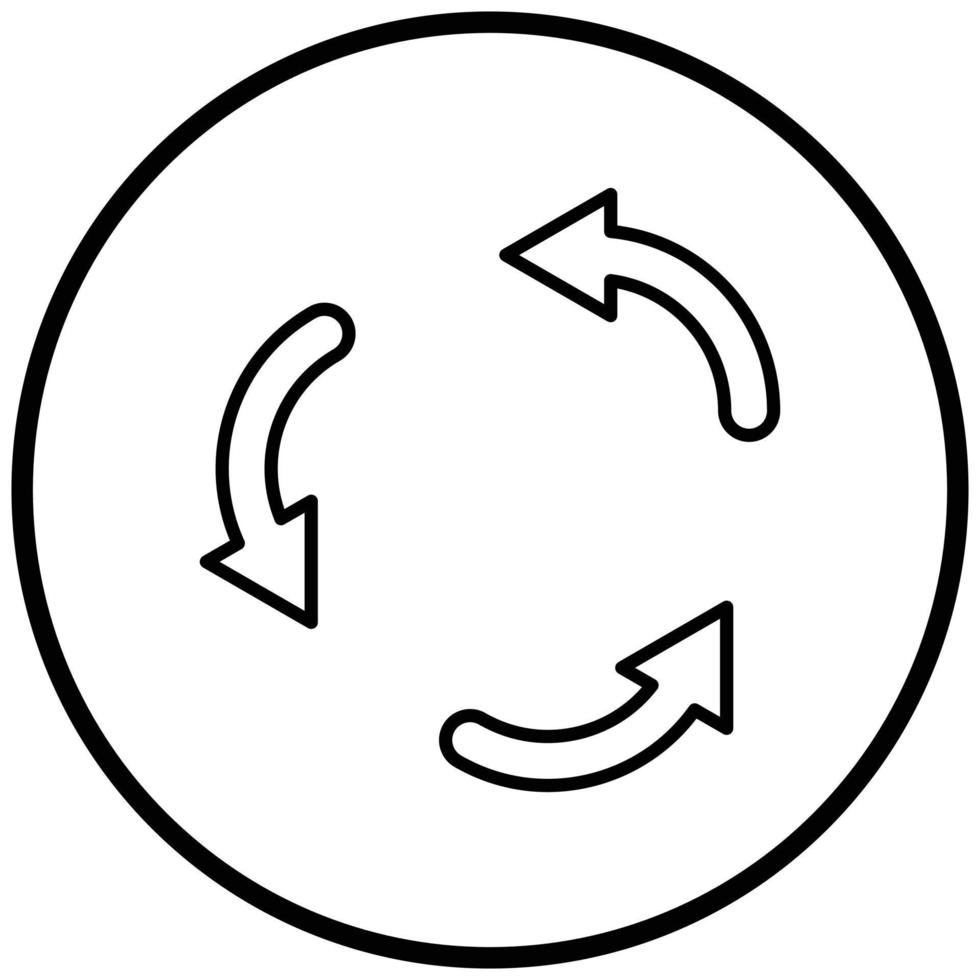 Roundabout Icon Style vector