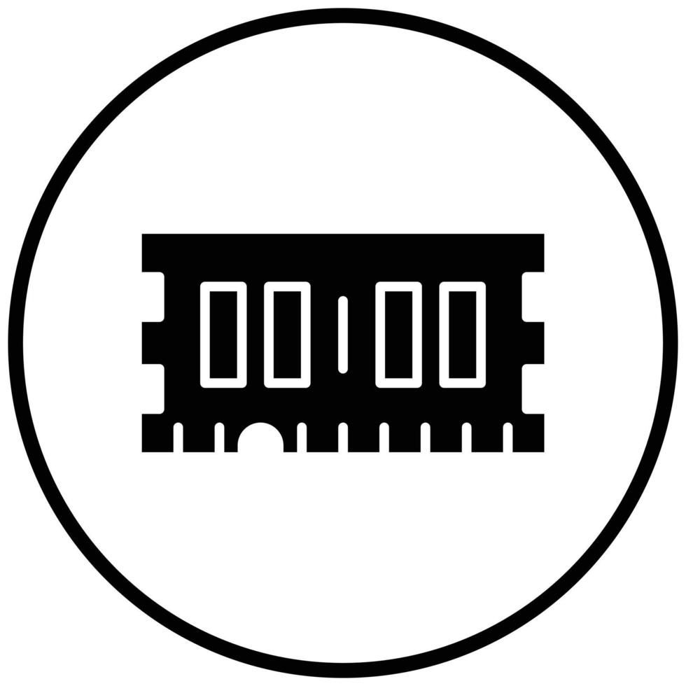 Ram Icon Style vector