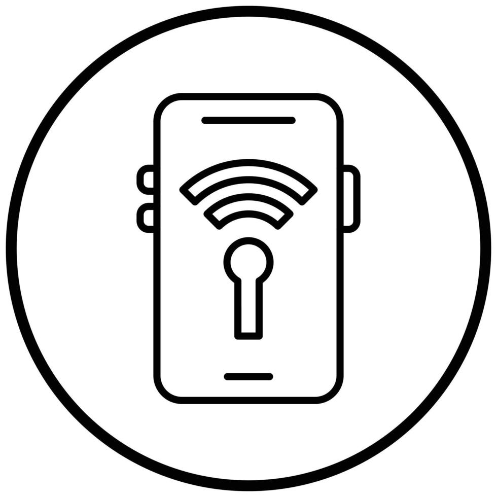 Mobile Hotspot Icon Style vector