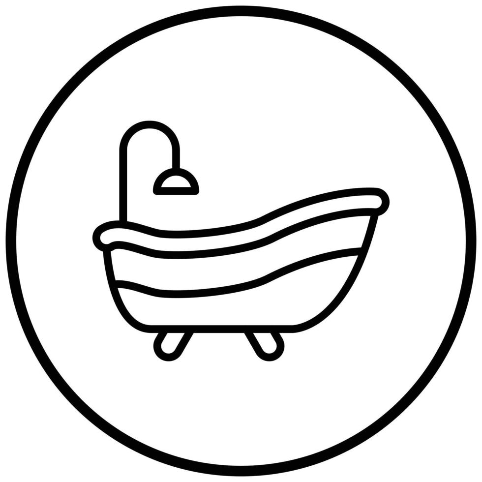 Bathtub Icon Style vector