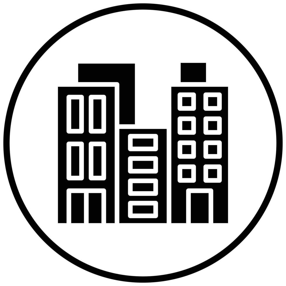 Skyscraper Icon Style vector