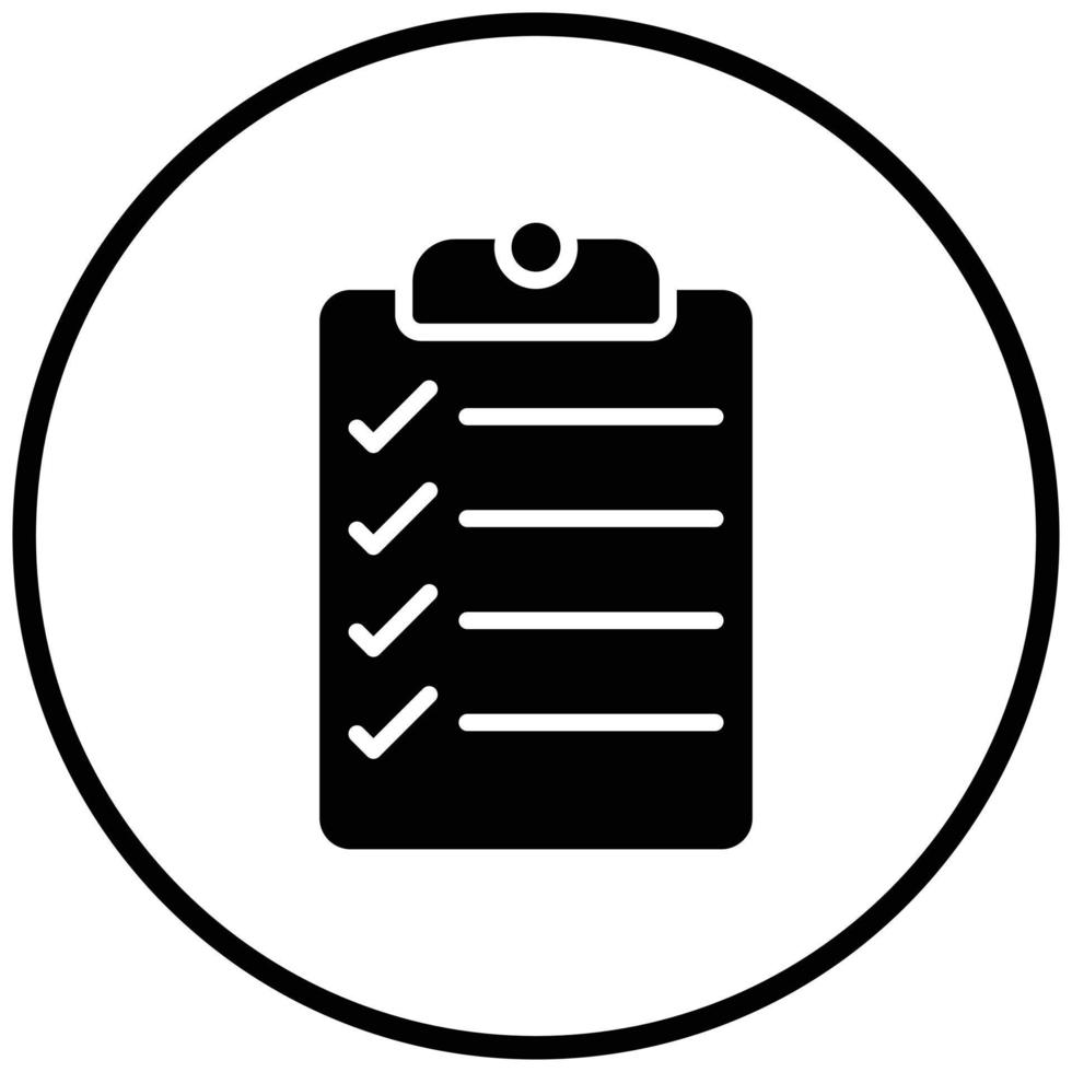 checklist Icon Style vector