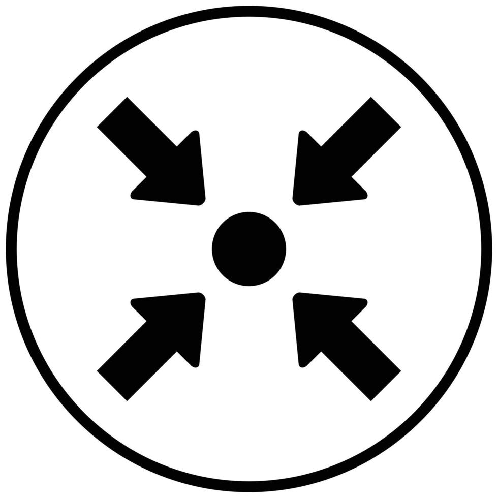 Shrink Icon Style vector