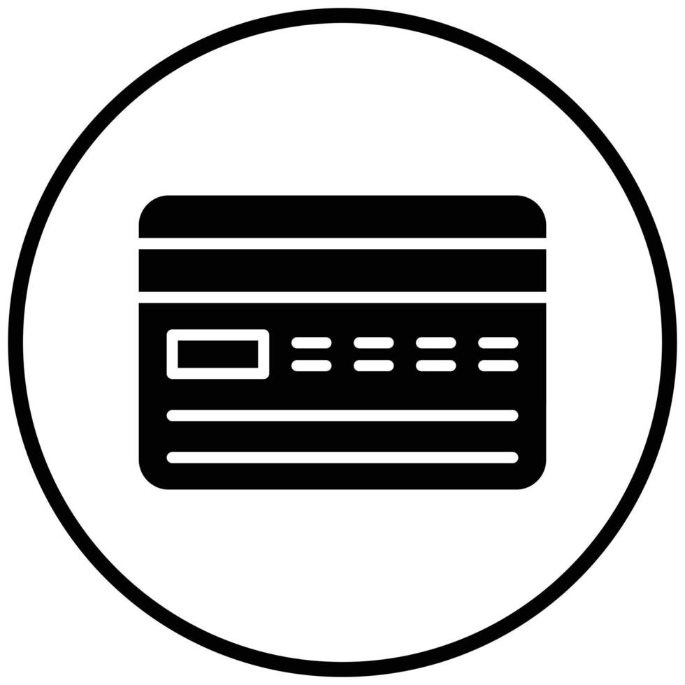 Debit Card Icon Style vector