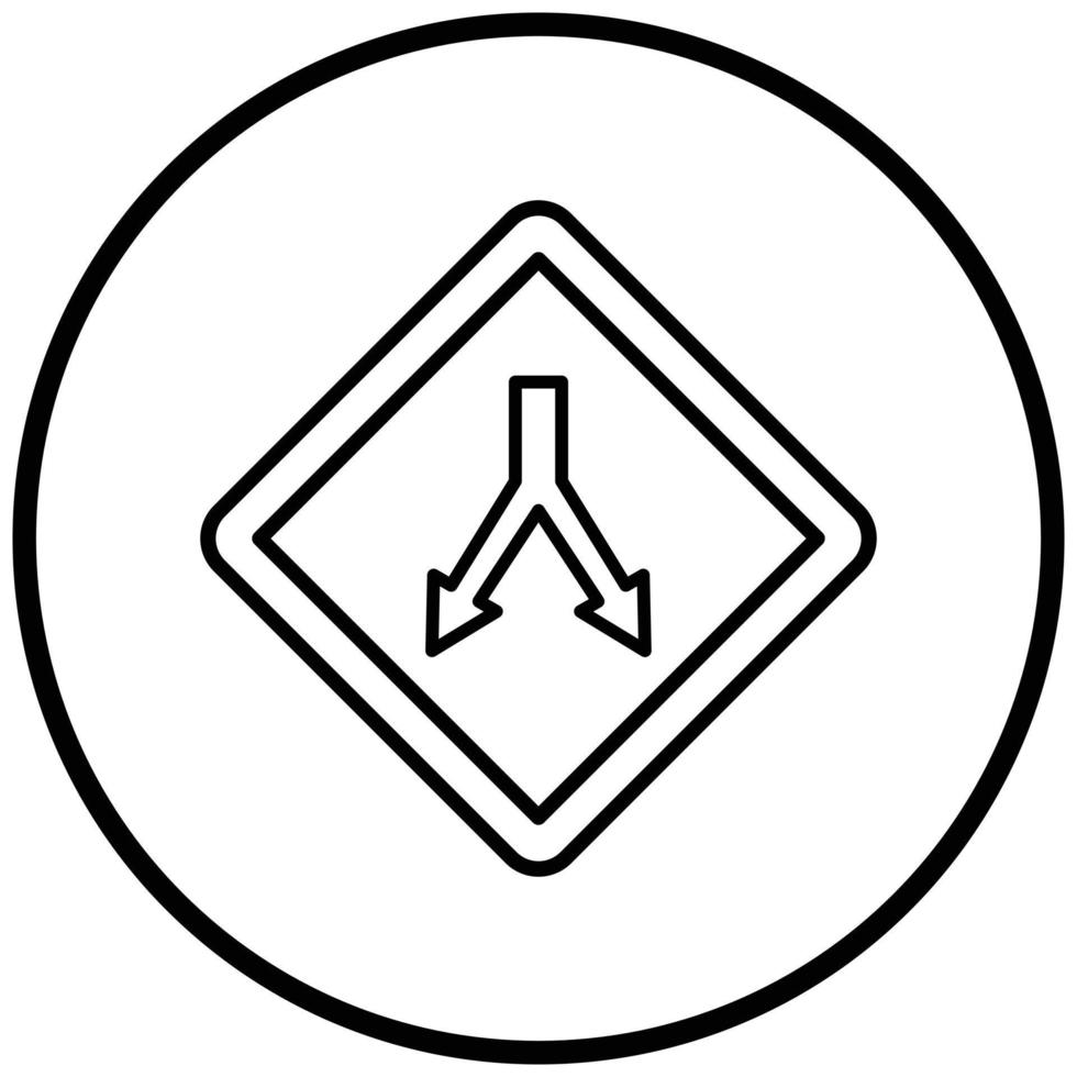 Intersection Icon Style vector