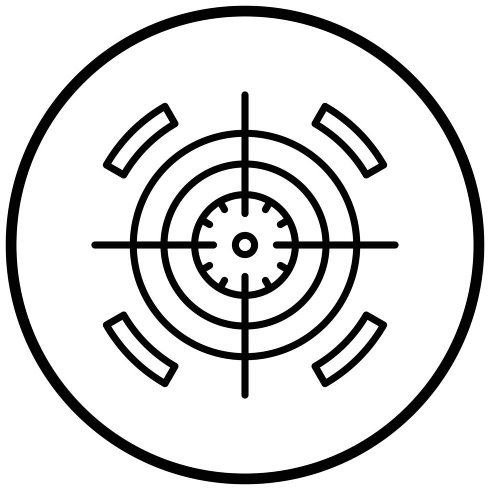 Target Icon Style vector