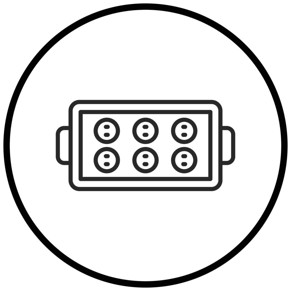 Baking Tray Icon Style vector