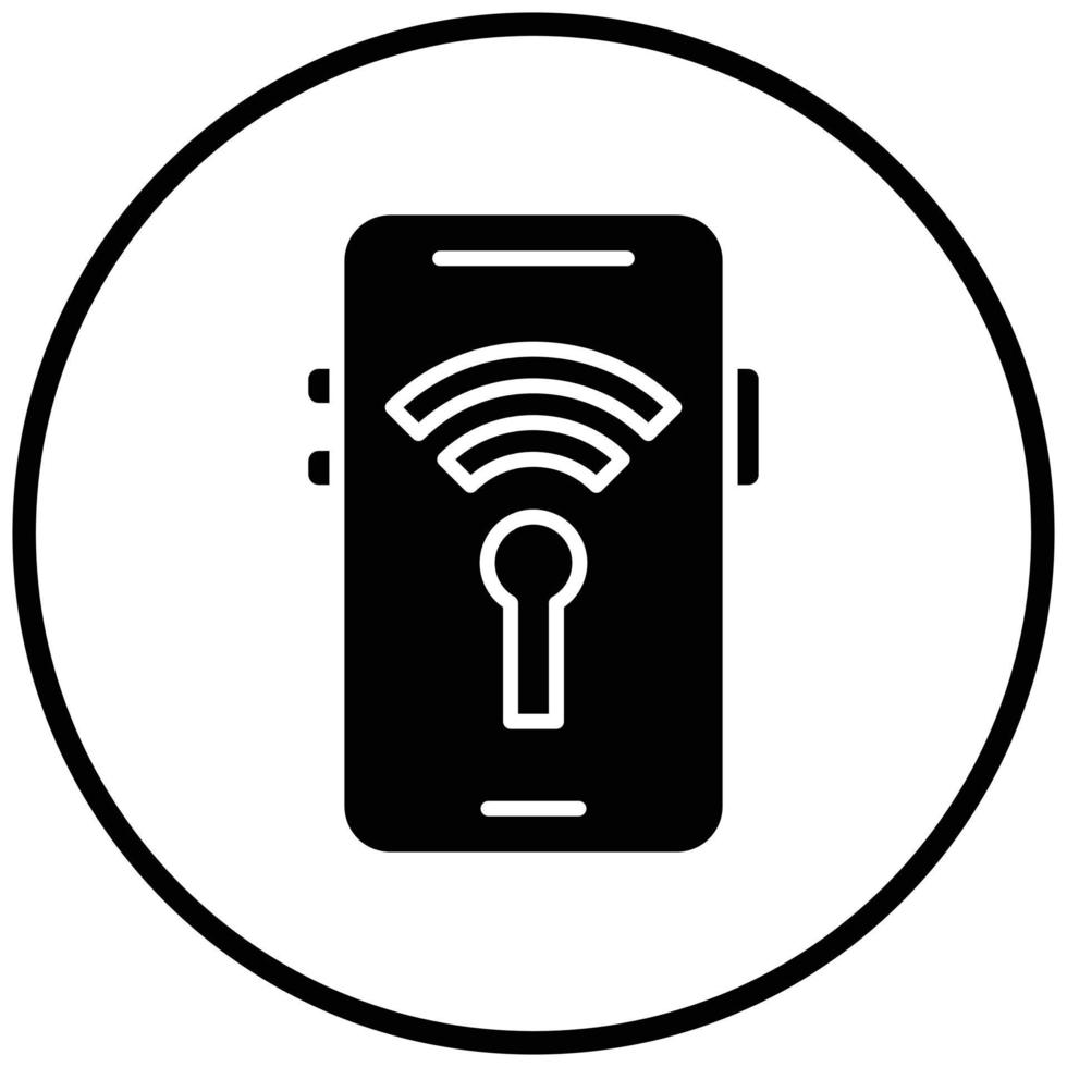 Mobile Hotspot Icon Style vector
