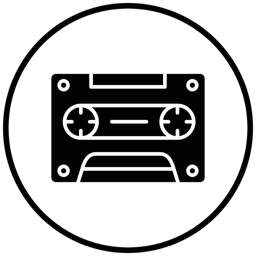 Cassette Icon Style vector