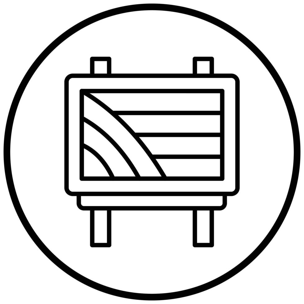 Signage Icon Style vector