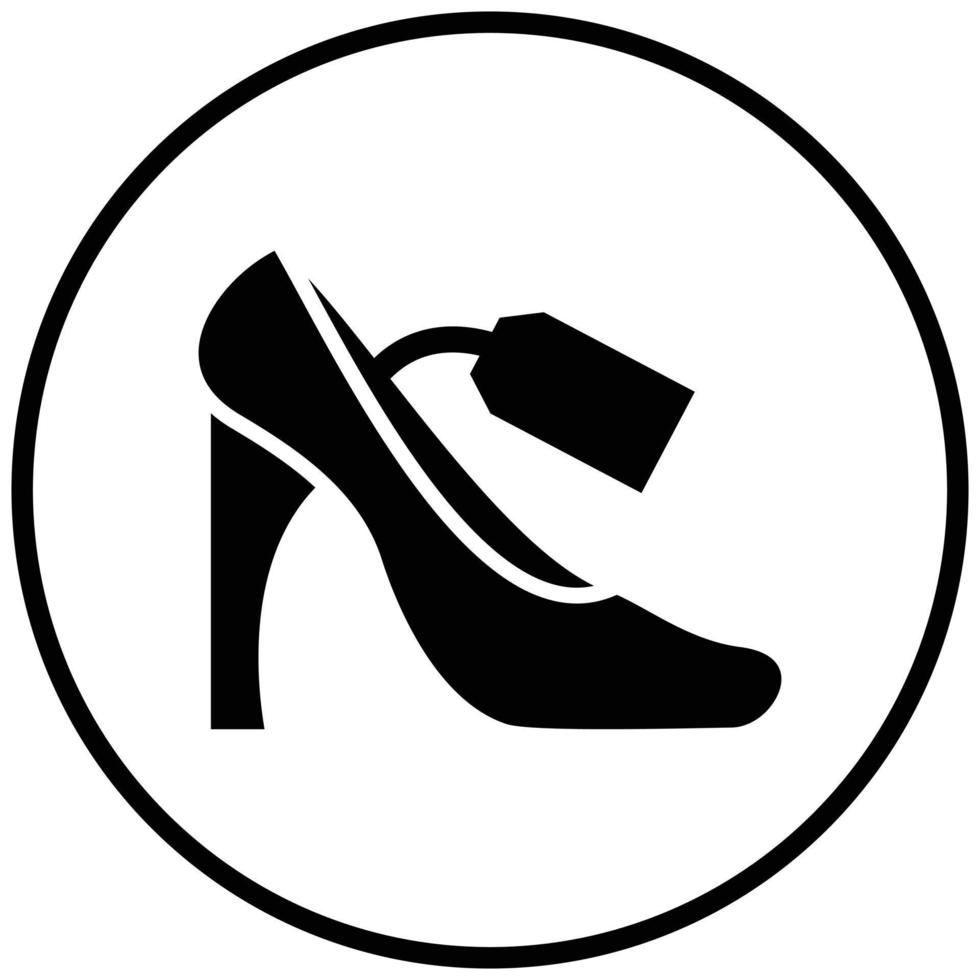 Heel Sale Icon Style vector