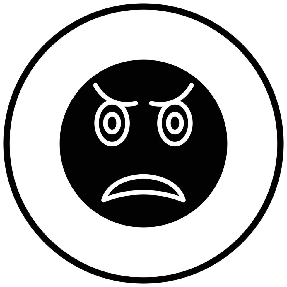 Upset Icon Style vector