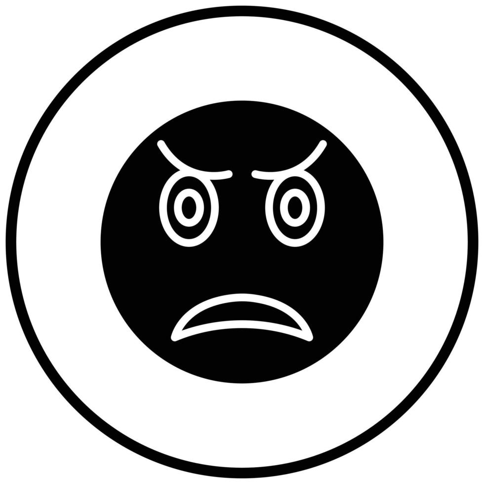 Upset Icon Style vector