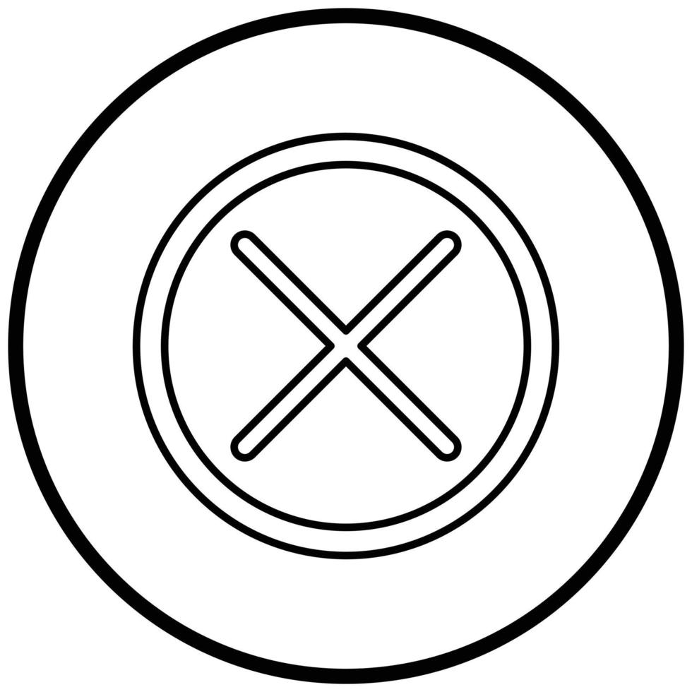 Close Icon Style vector