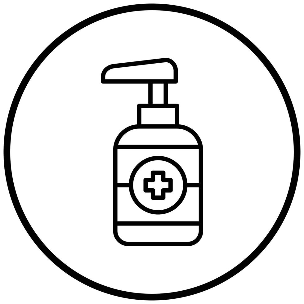 Hand Sanitizer Icon Style vector