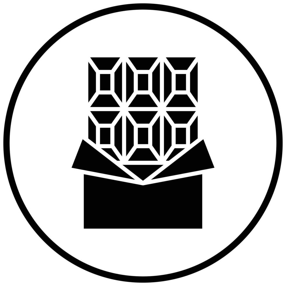 Chocolate Bar Icon Style vector