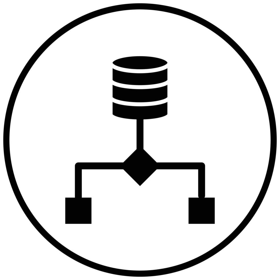 Data Flow Icon Style vector