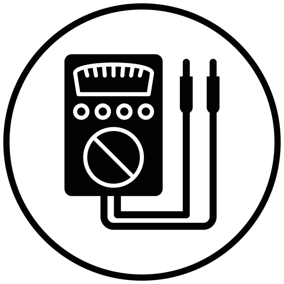 Voltmeter Icon Style vector