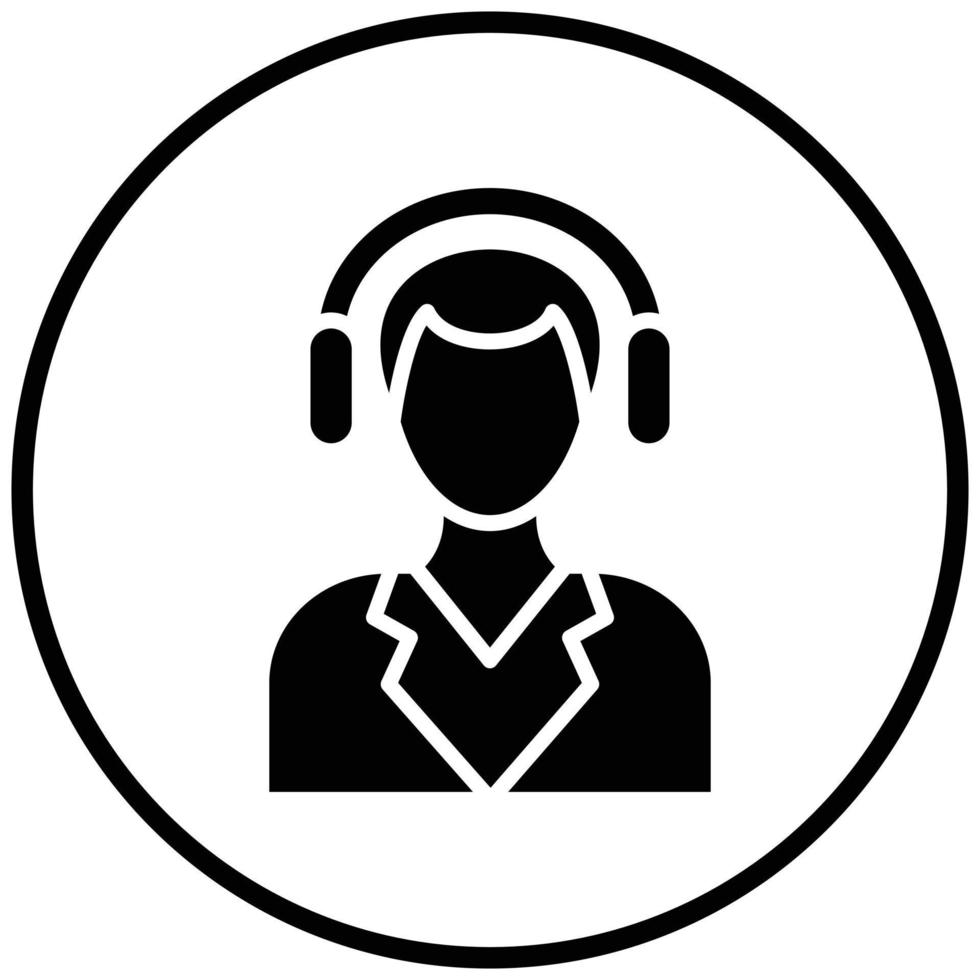 Customer Service Icon Style vector