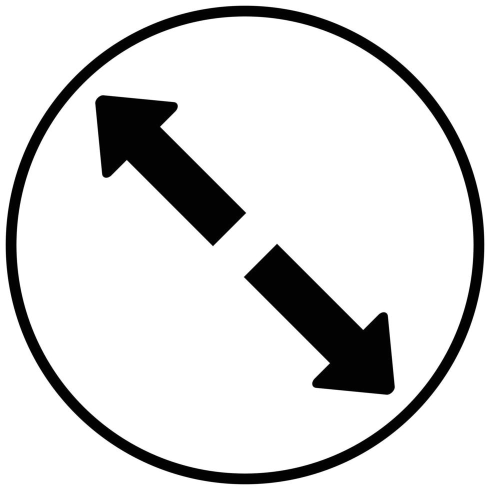 Resize Icon Style vector
