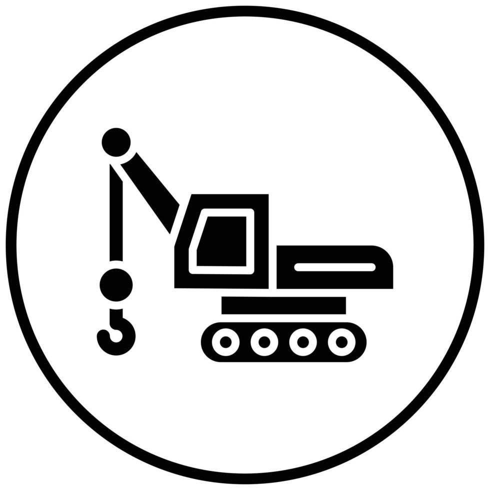 Crane Icon Style vector