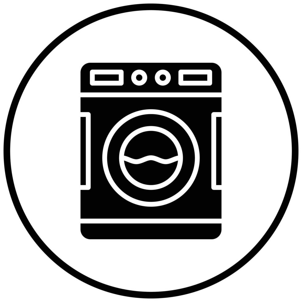 Washing Machine Icon Style vector