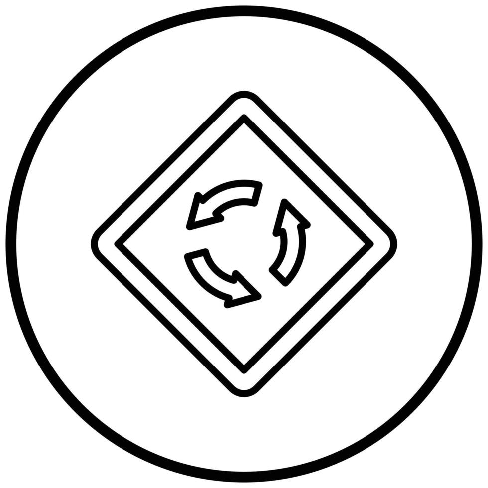 Roundabout Icon Style vector