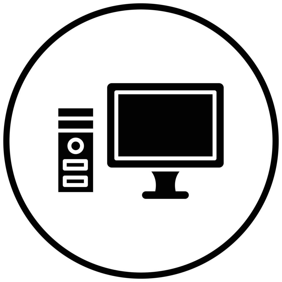 Computer Icon Style vector