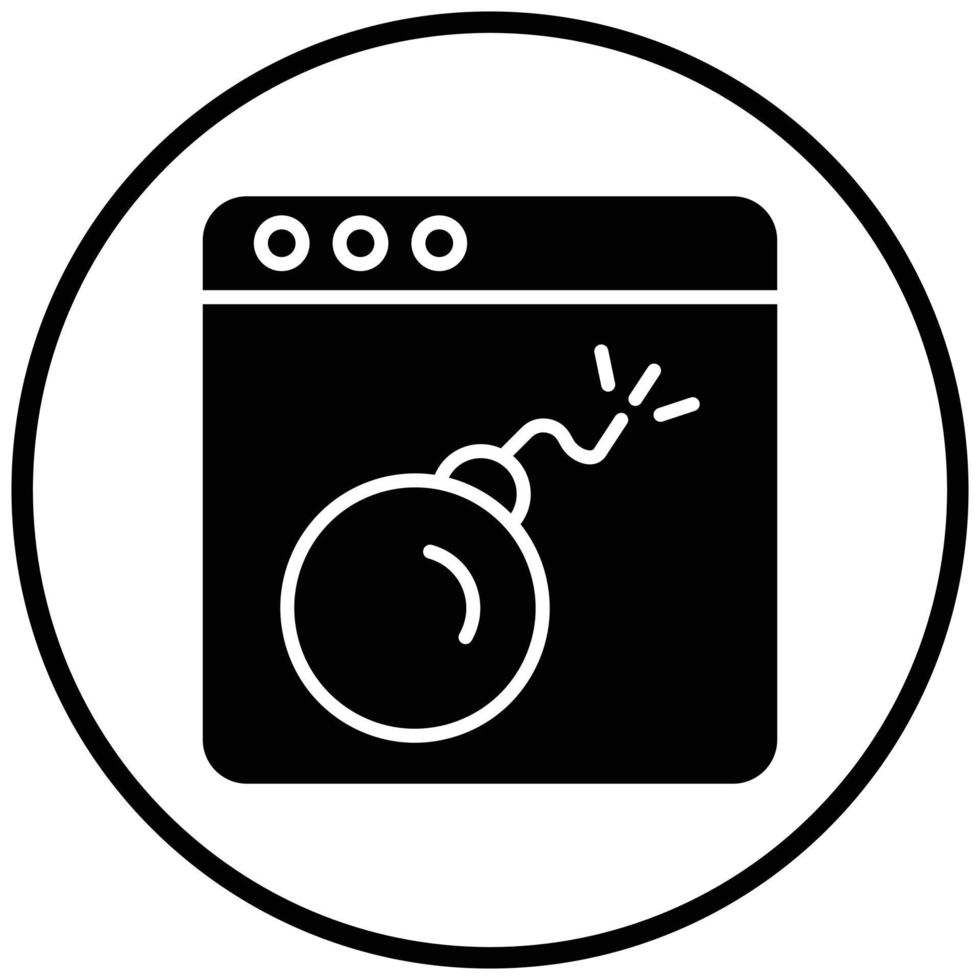 Bomb Icon Style vector
