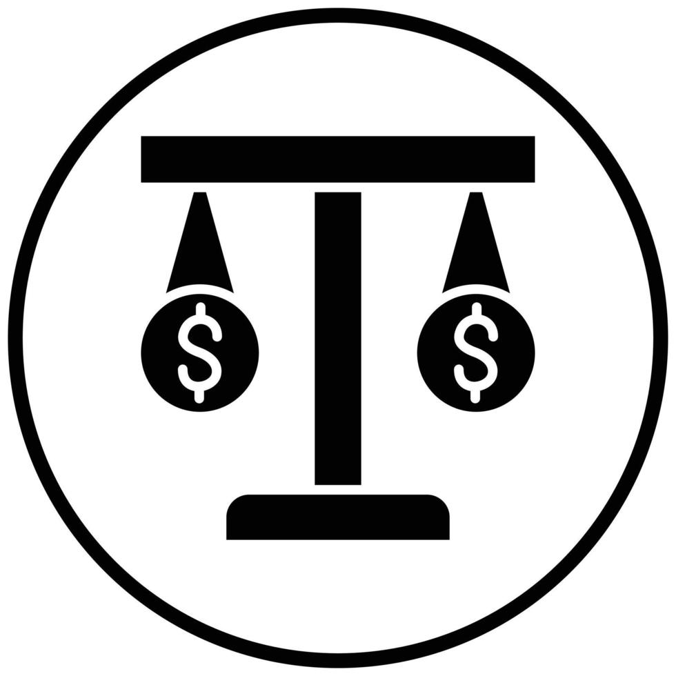 Balance Icon Style vector