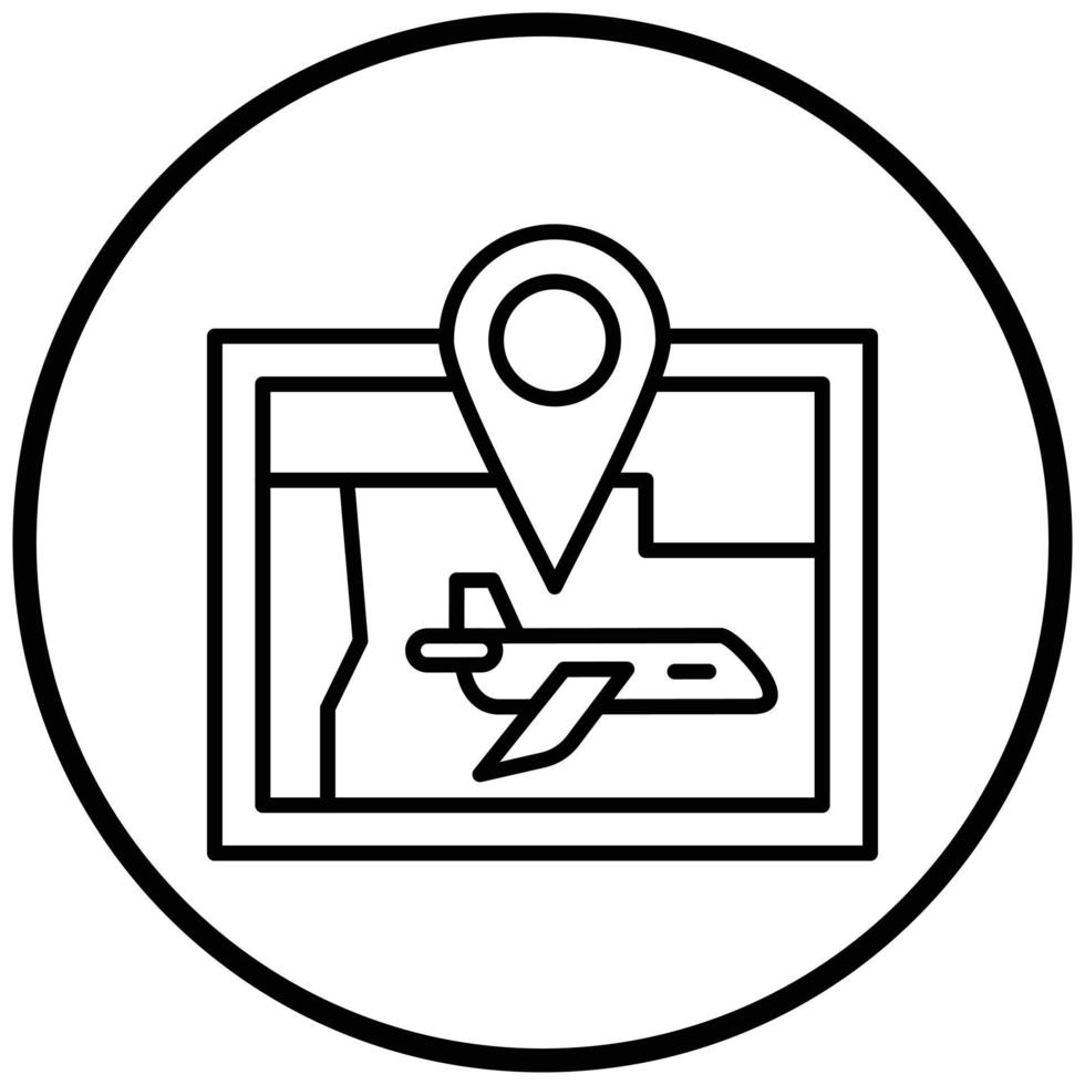 Itinerary Icon Style vector