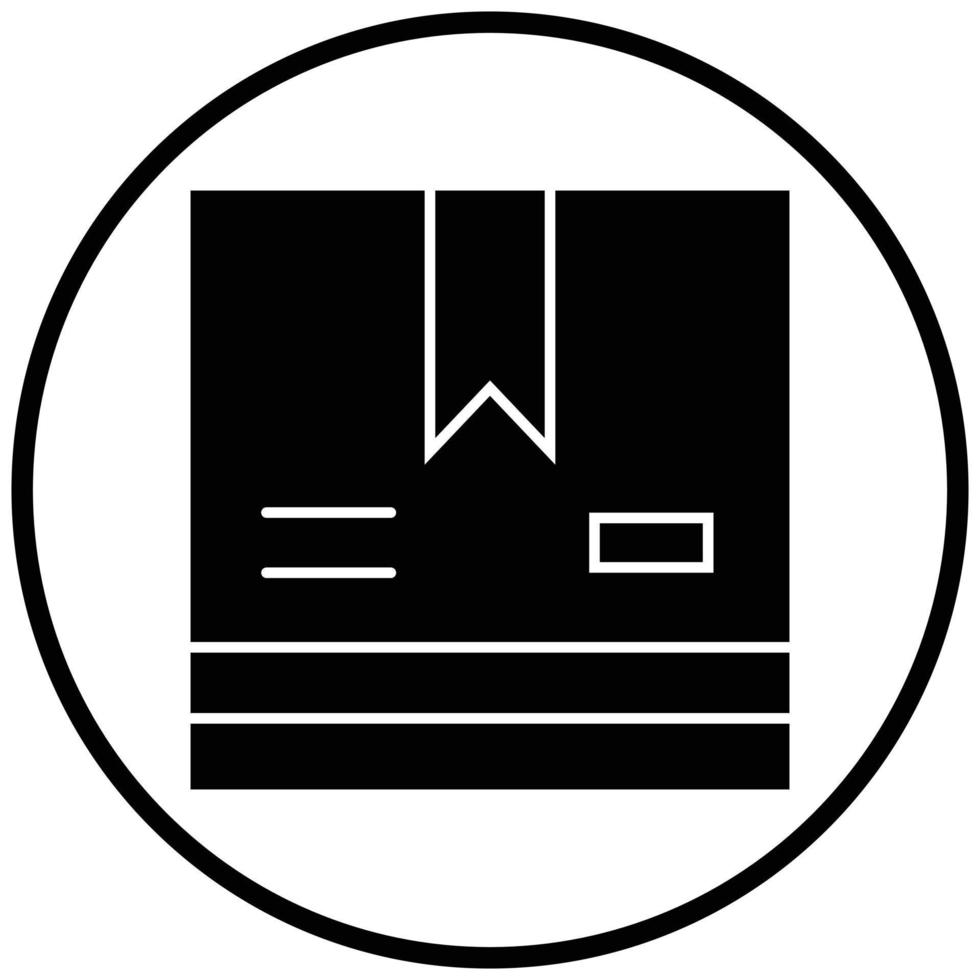 Delivery Box Icon Style vector
