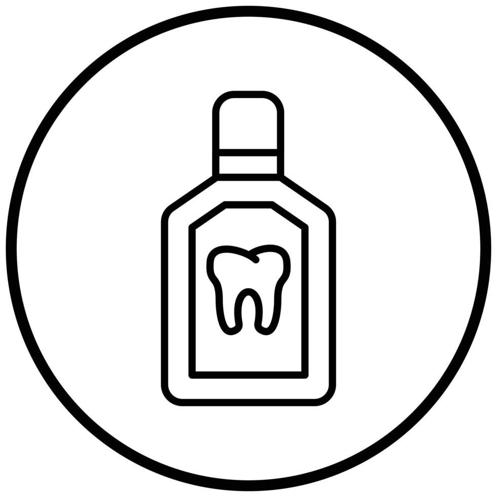 Mouthwash Icon Style vector