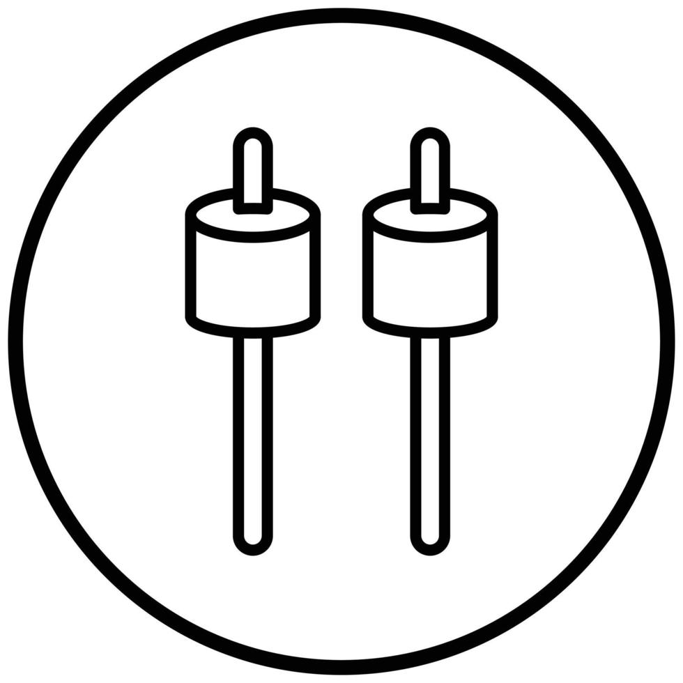 Marshmallow Icon Style vector