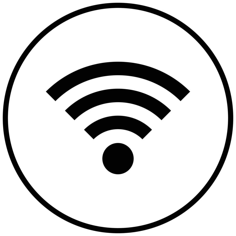 WIFI Icon Style vector