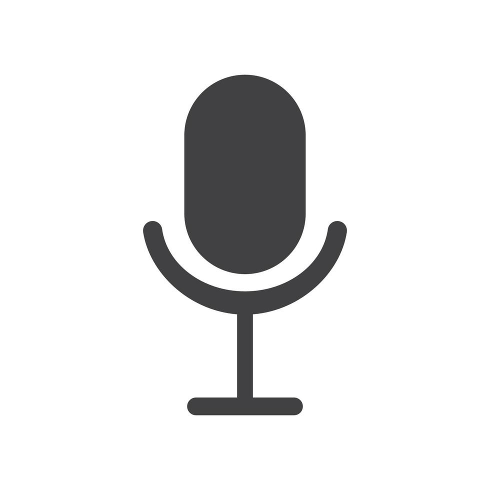 microphone icon vector