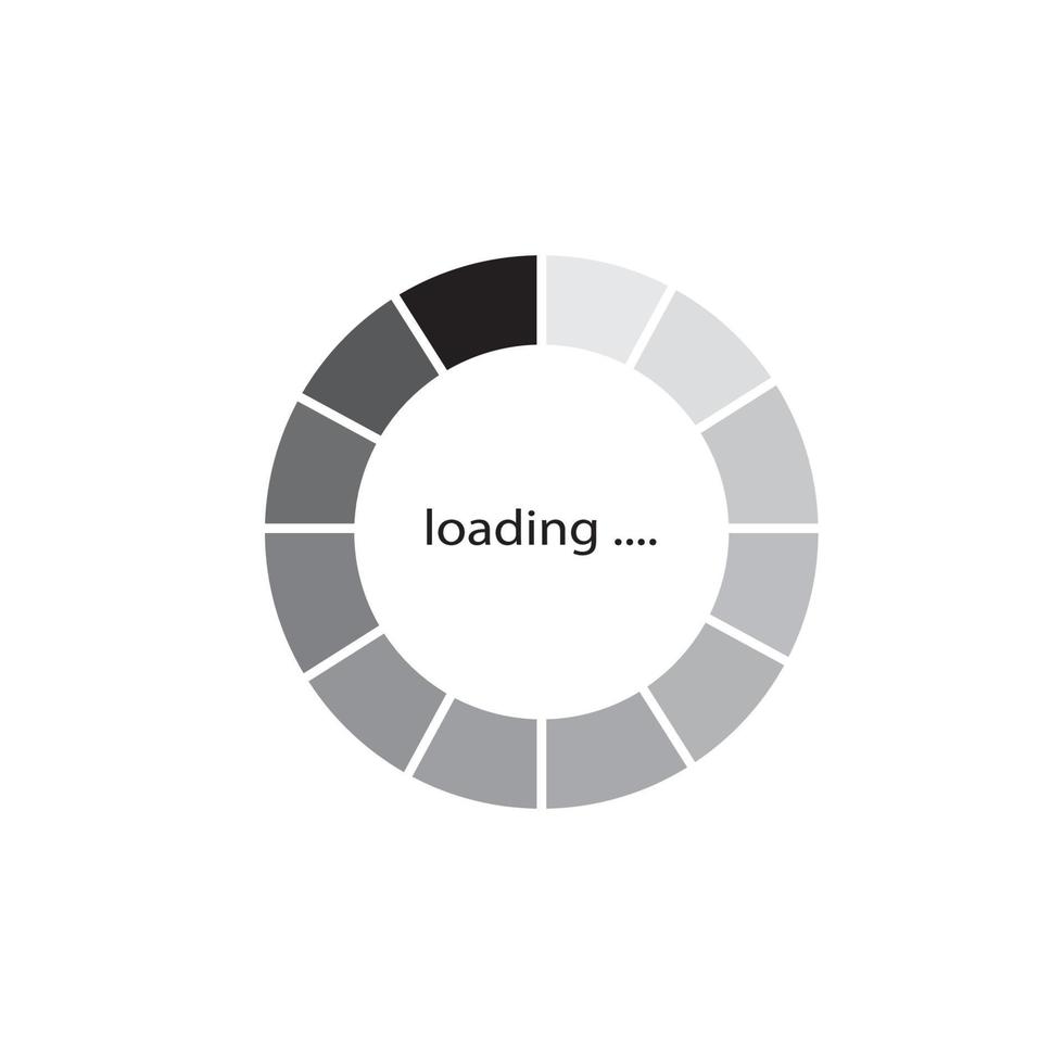 loading icon vector