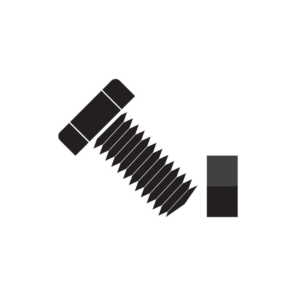 Bolt Nut Icon vector