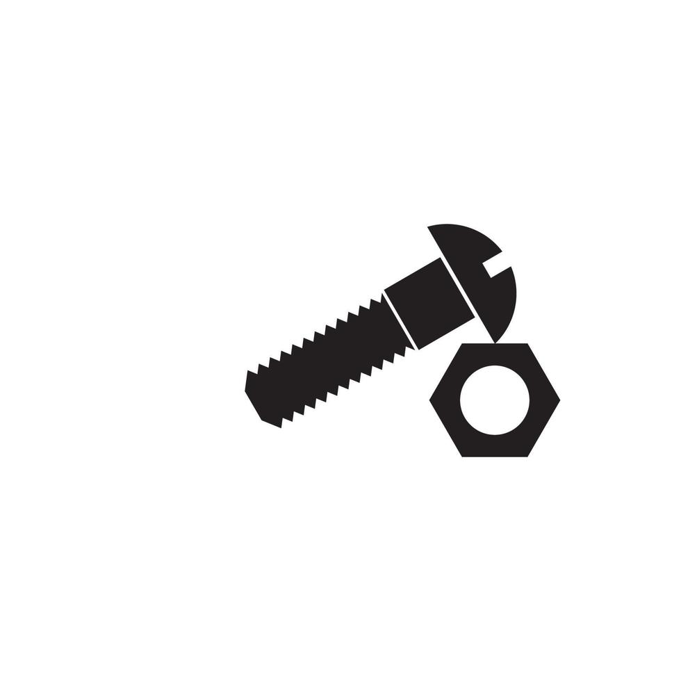 Bolt Nut Icon vector