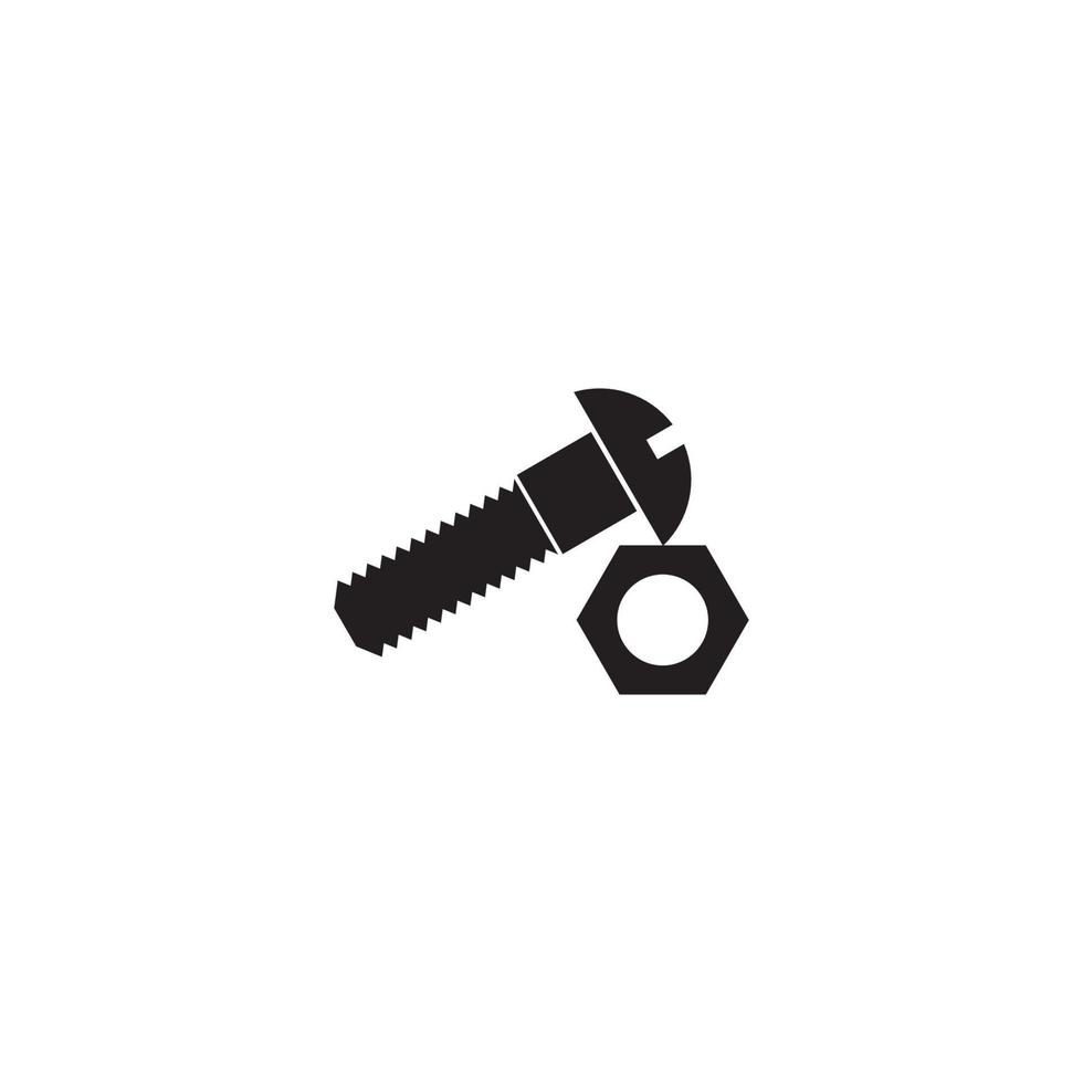 Bolt Nut Icon vector